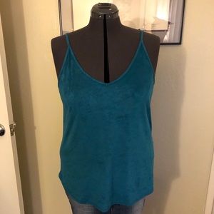 Shyanne faux suede tank top